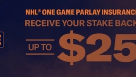 BetMGM Promotion: NHL Parlay Insurance Get Up to $25 Back