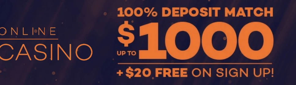 Borgata Casino Welcome: $1000 1st Deposit Match & Bonus $20