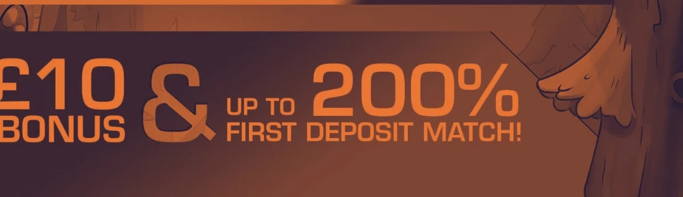 PocketWin Welcome Bonus: £10 No-Deposit + 200% Deposit Match