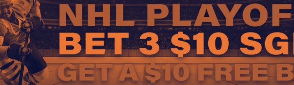 BetRivers Promotion: NHL Playoffs Bet 3 SGPs & Get $10
