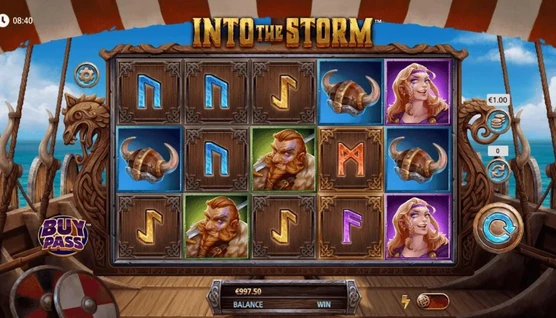 Into the storm slot gameplay (3)