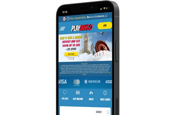 Play Jango Casino mobile