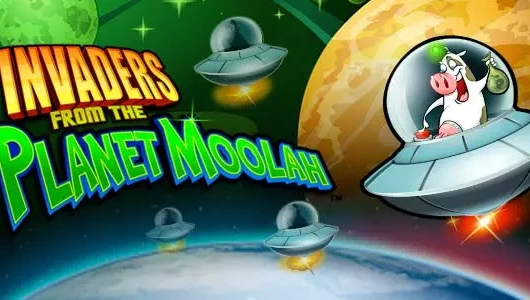 MOOLAH BONUS!!! 50 FREE GAMES Invaders Attack From the Planet