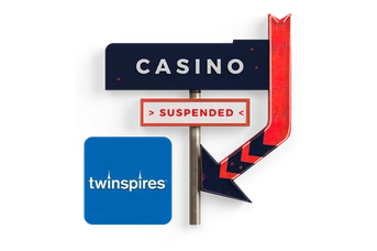 TwinSpires Casino Suspended