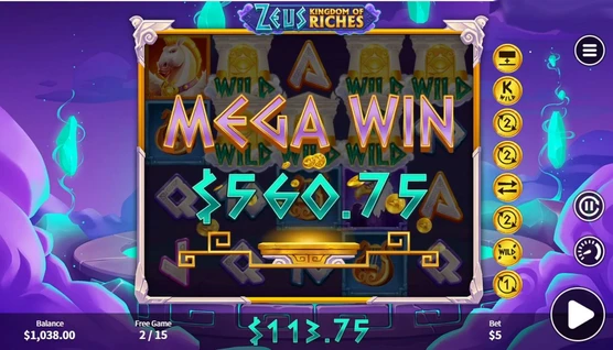 Zeus Kingdom of Riches (Skywind) 2