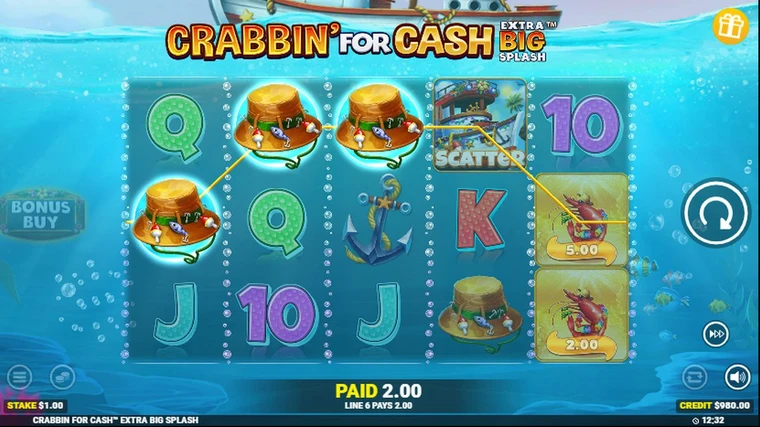 Crabbin' for Cash Extra Big Splash (Blueprint Gaming) 2