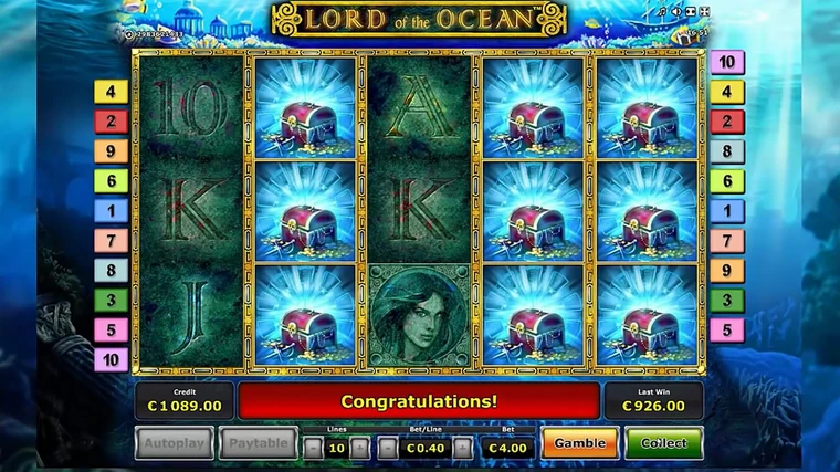 Lord of the Ocean (Novomatic) 4