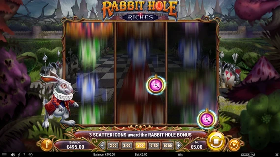 Rabbit hole Riches scatter symbols