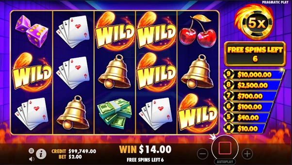 cash chips wild free spins