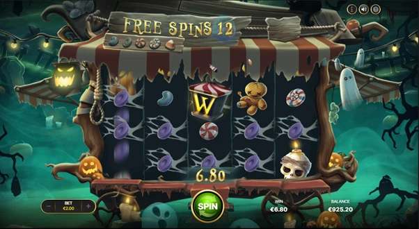 don't eat the candy free spins bonus