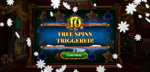 jingle wins free spins unlocked