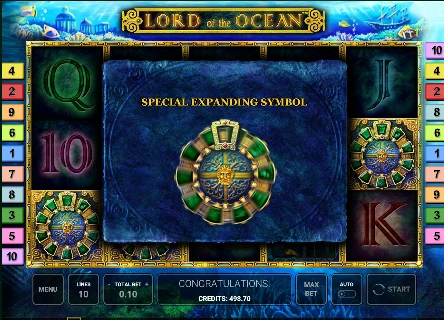 lord of the ocean free spins unlocked