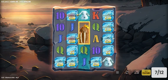 walrus king free spins