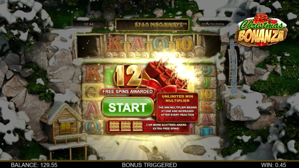 Christmas Bonanza megaways free spins unlocked