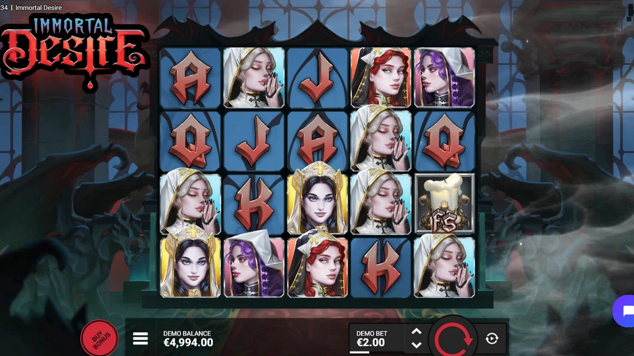 Bite into Big Wins with Hacksaw Gaming's New Immortal Desire Slot