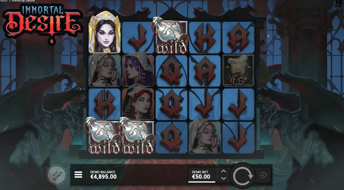 Immortal Desire Free Online Slot by Hacksaw Gaming - Demo & Review