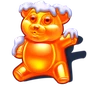 Sugar Rush X-Mas orange gummy bear