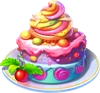 Sugar Supreme Powernudge Multicoloured Cake