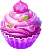 Sugar Supreme Powernudge Purple Cake