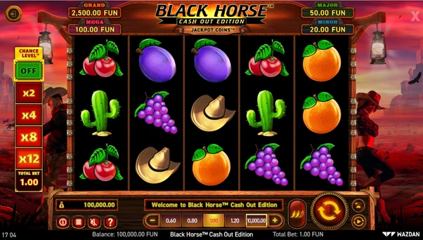 black horse cash out base