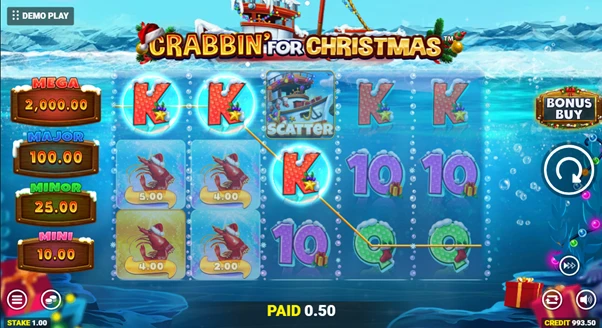 crabbin for christmas winning combination