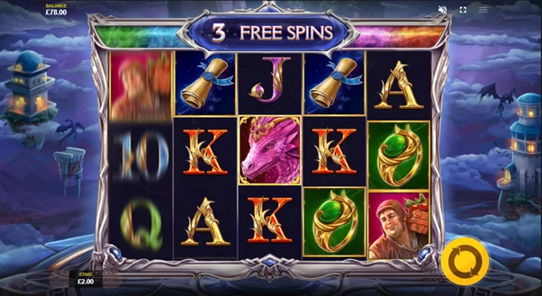 dragon's mirror free spins bonus