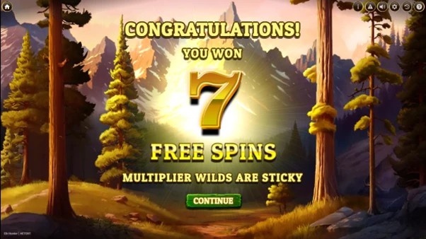 elk hunter free spins unlocked