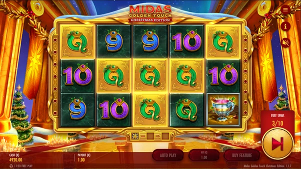 Midas Golden Touch Slot: Medium High Volatility At 96.1% RTP