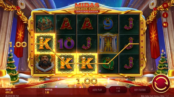 Midas Golden Touch Slot: Medium High Volatility At 96.1% RTP