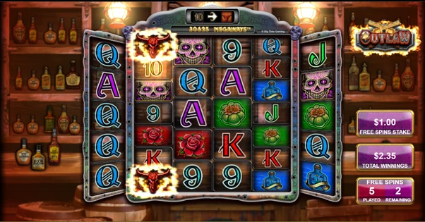 outlaw fallen angel free spins