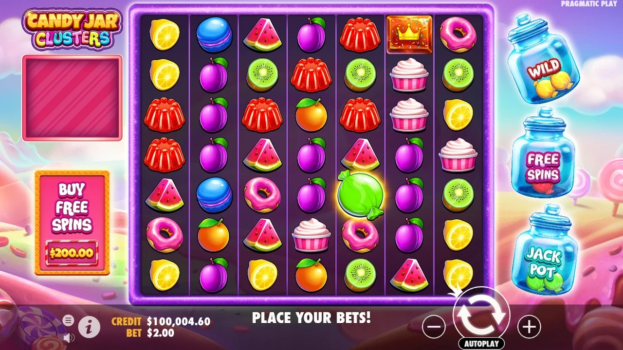 Candy Jar Clusters Slot Review & Demo - Pragmatic Play | RTP 96.08%