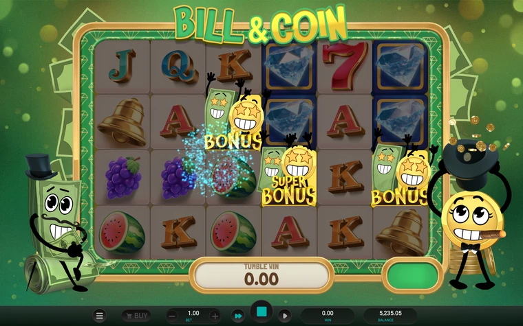 Bill & Coin Super Bonus