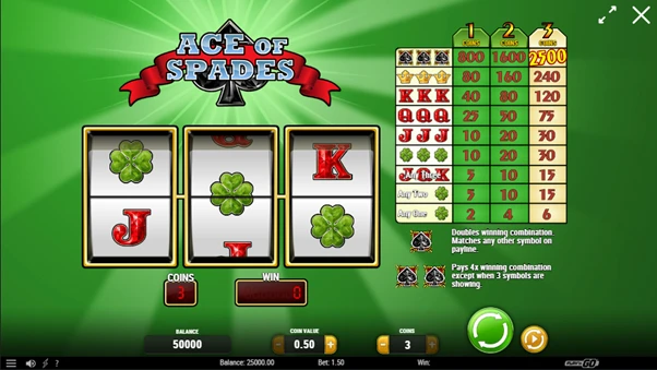 ace of spades play&#x27;n go