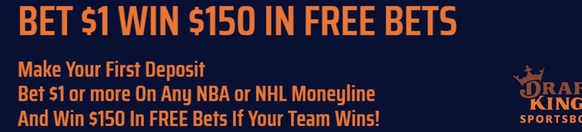 DraftKings Sportsbook Promotion: Get $150 in Bonuses!