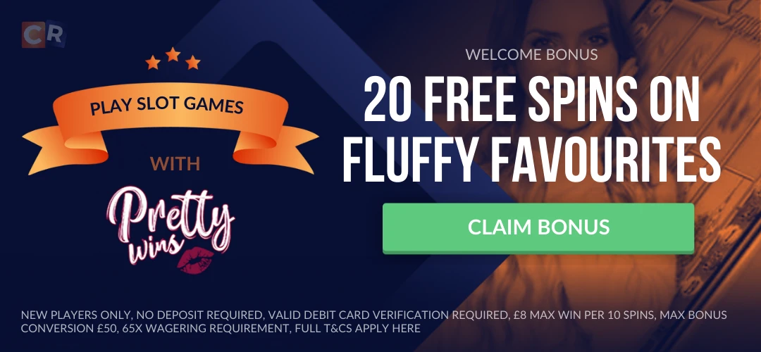 20 Free Spins Pretty Wins Promotion
