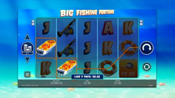 Big Fishing Fortune winning combination