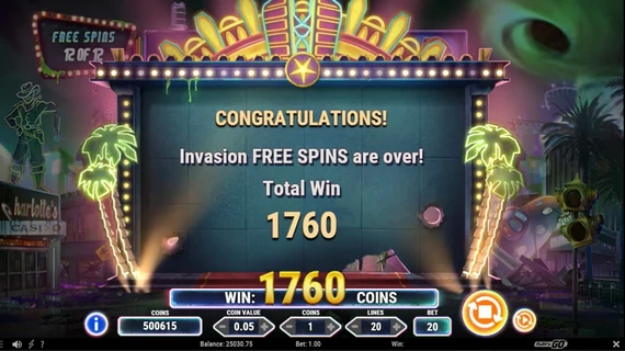 Invading Vegas (Play 'n GO) 4