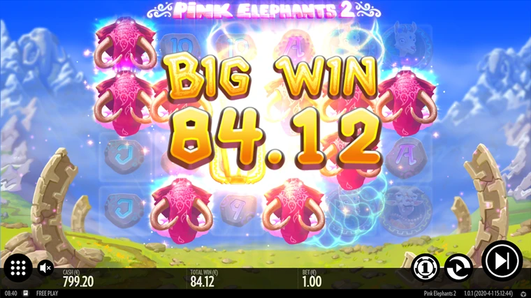 Pink Elephants 2 big win