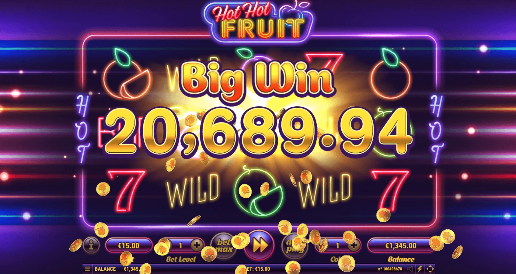 Hot Hot Fruit is an exciting slot machine with engaging gameplay