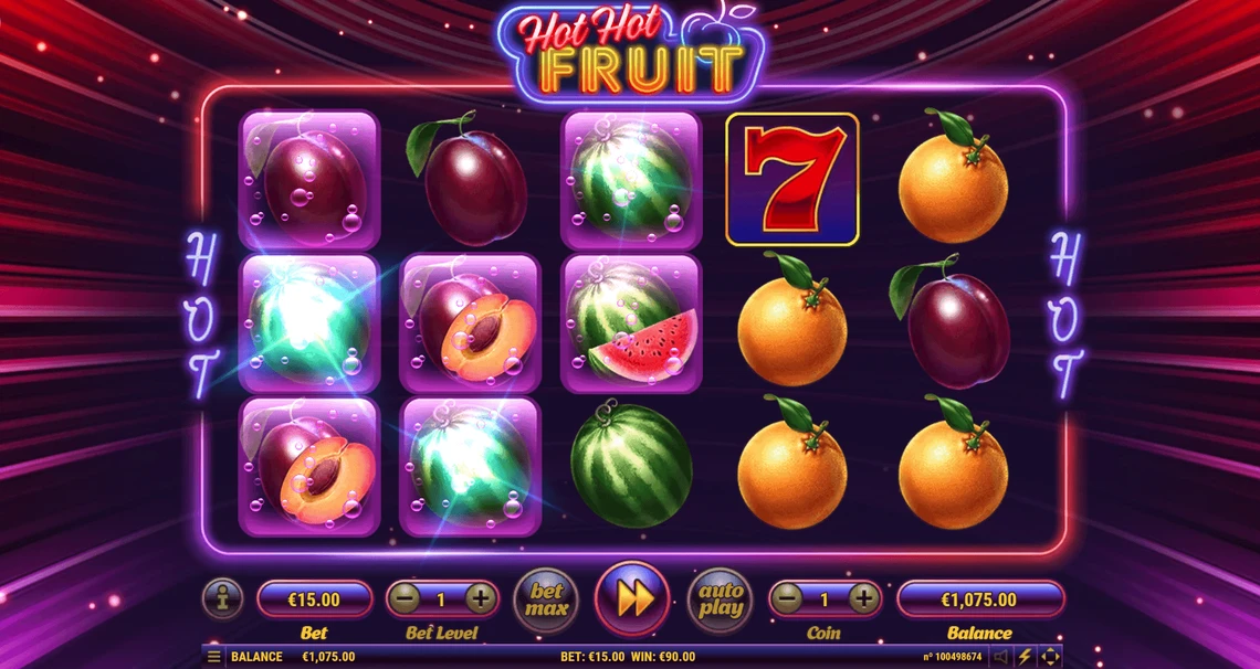 Hot Hot Fruit free spins