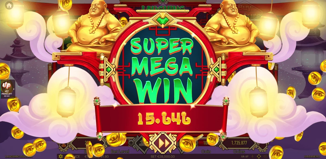 Laughing Buddha Super Mega Win