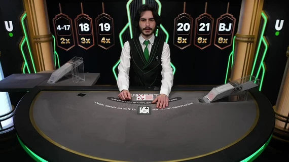 Unibet Exclusive Lightning Blackjack