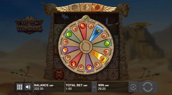 Wheel of Wonders - Base Game - Ancient Wheel Feature - Landscape