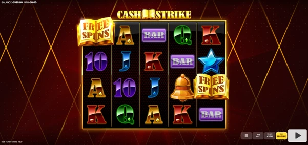 cash strike free spin symbols