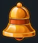 cash strike symbol bell