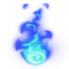 Nine Tails symbol blue flame