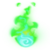Nine Tails symbol Green flame
