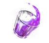 Soju Bomb symbol purple shot