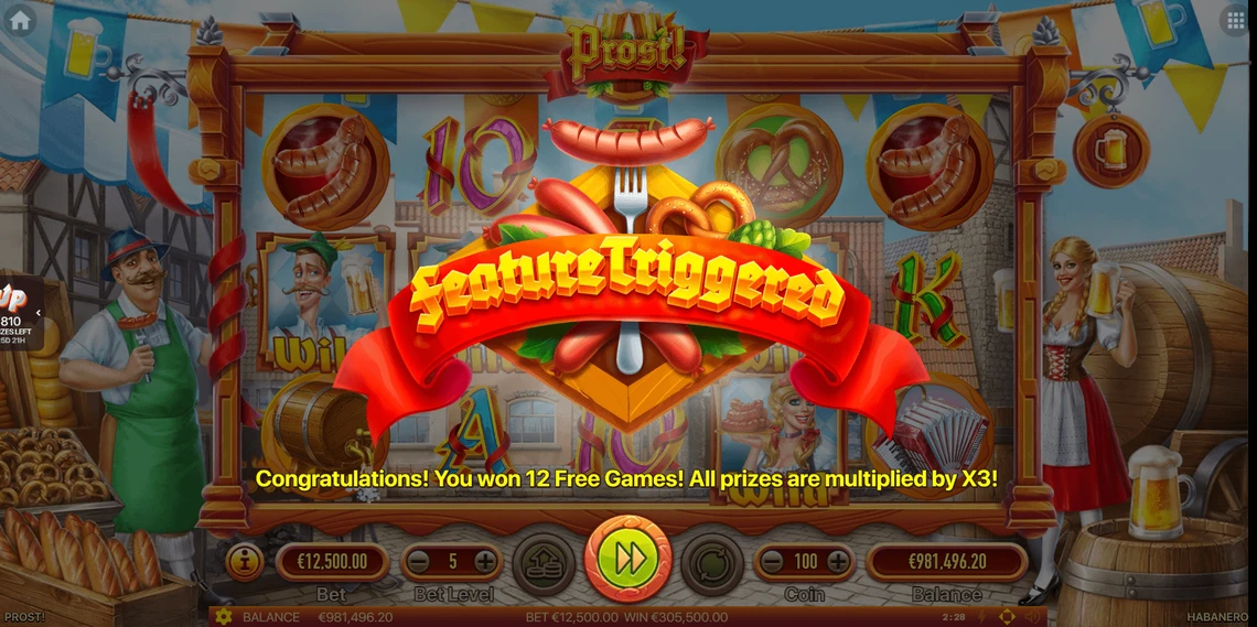 Prost Free Spins