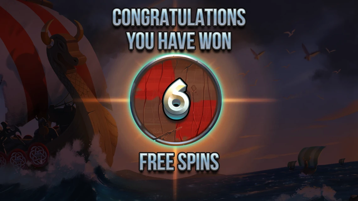 Viking Clash six free spins